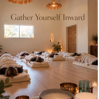 Gather Yourself Inward A Seasonal Qigong, Breathwork & Sound Bath with Darlene, Kat, and Melanie